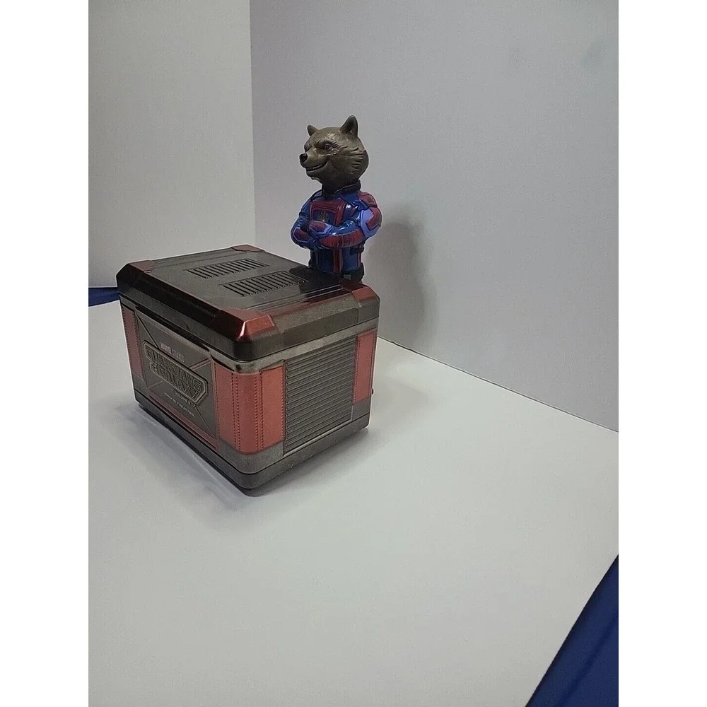 Rocket Raccoon AMC Guardians of the Galaxy Vol 3 Popcorn Tin Bucket + Figure 11" - Picture 4 of 8